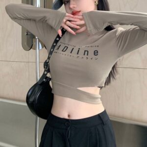 Long Sleeve Crop Top