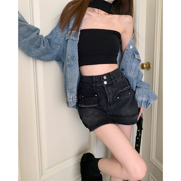 Jeans Mini Skirt