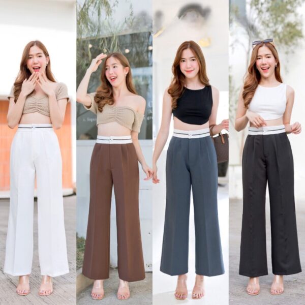 High Waist Long Pants