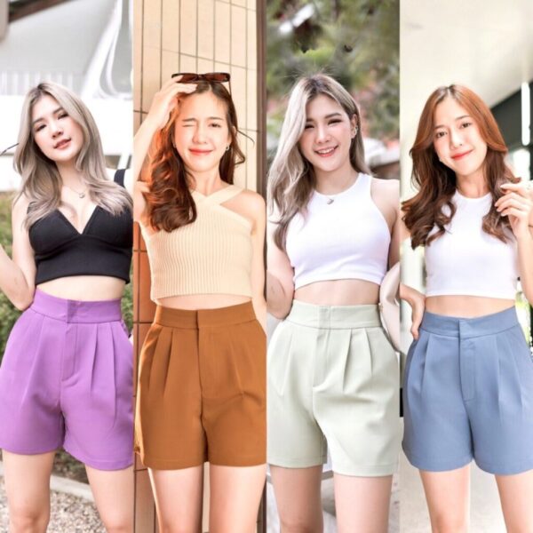 High Waist Short Pants